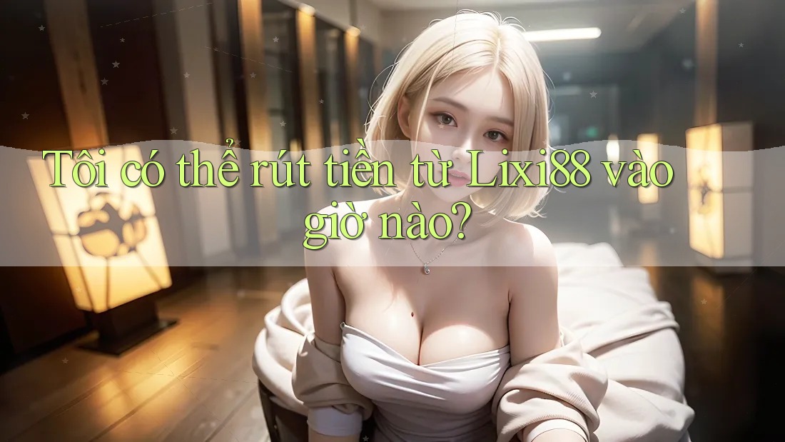 Tôi có thể rút tiền từ Lixi88 vào giờ nào?
