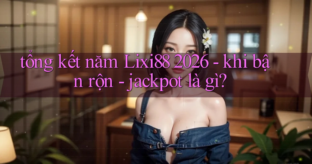 tổng kết năm Lixi88 2026   khi bận rộn   jackpot là gì