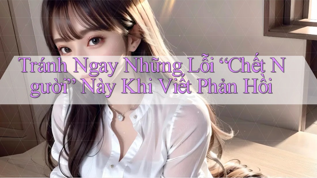 Tránh Ngay Những Lỗi “Chết Người” Này Khi Viết Phản Hồi