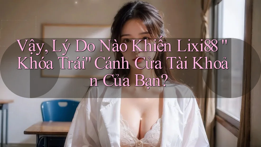 Vậy, Lý Do Nào Khiến Lixi88 “Khóa Trái” Cánh Cửa Tài Khoản Của Bạn?