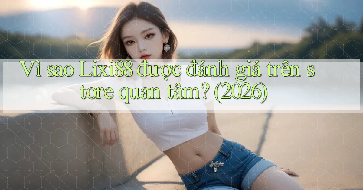 Vì sao Lixi88 được đánh giá trên store quan tâm (2026)